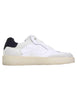 Men's white leather sneakers