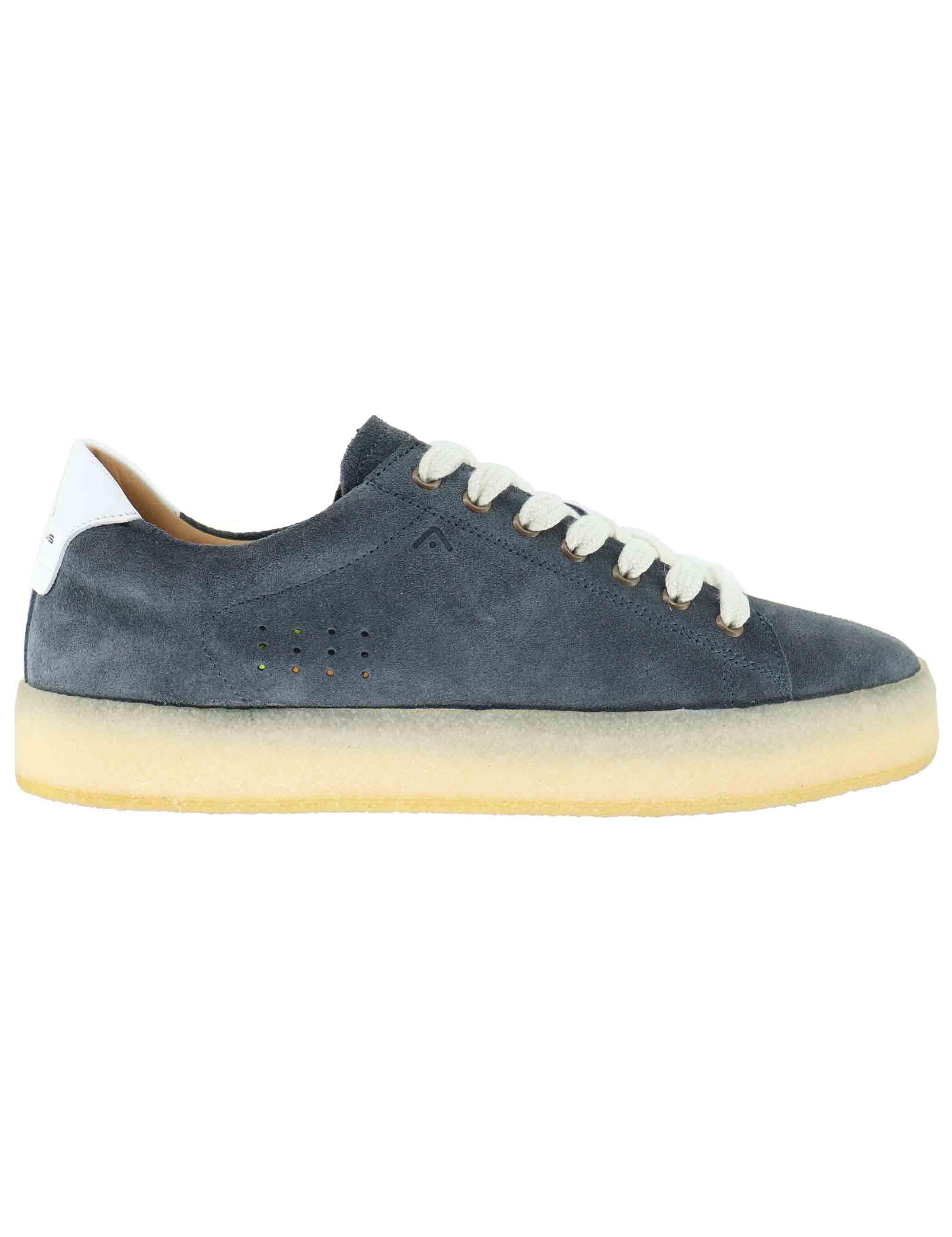 Sneakers uomo Vander in camoscio blu 13410 11175AM Ambitious 