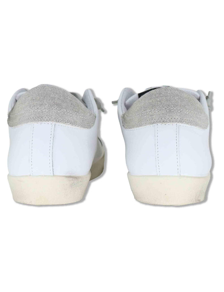 Sneakers donna Prime in pelle bianca e beige con stelle 2SD5090 147 2Star 