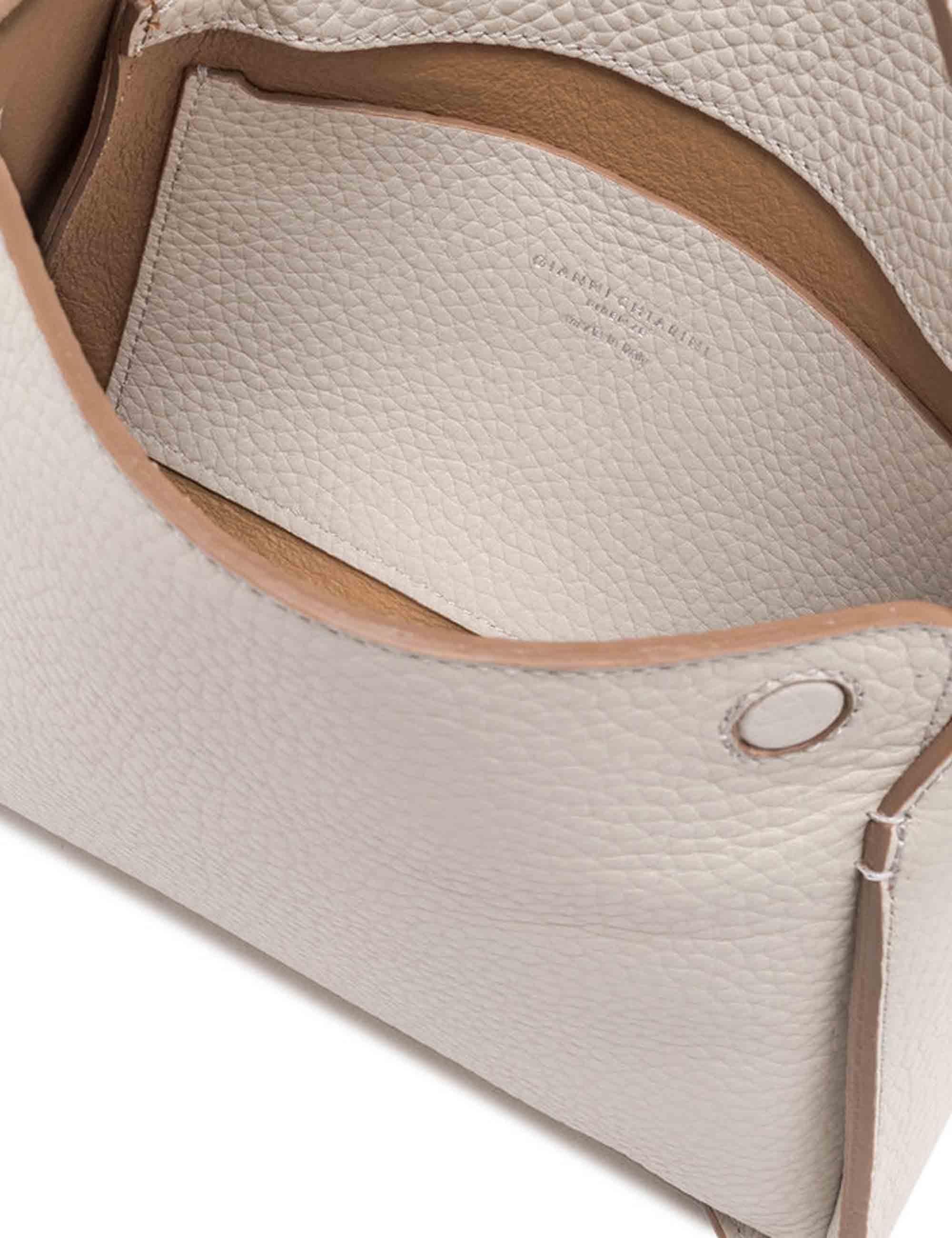 Borse donna Penelope in pelle beige con tracolla BS11351 13347 RNGDBL Gianni Chiarini 
