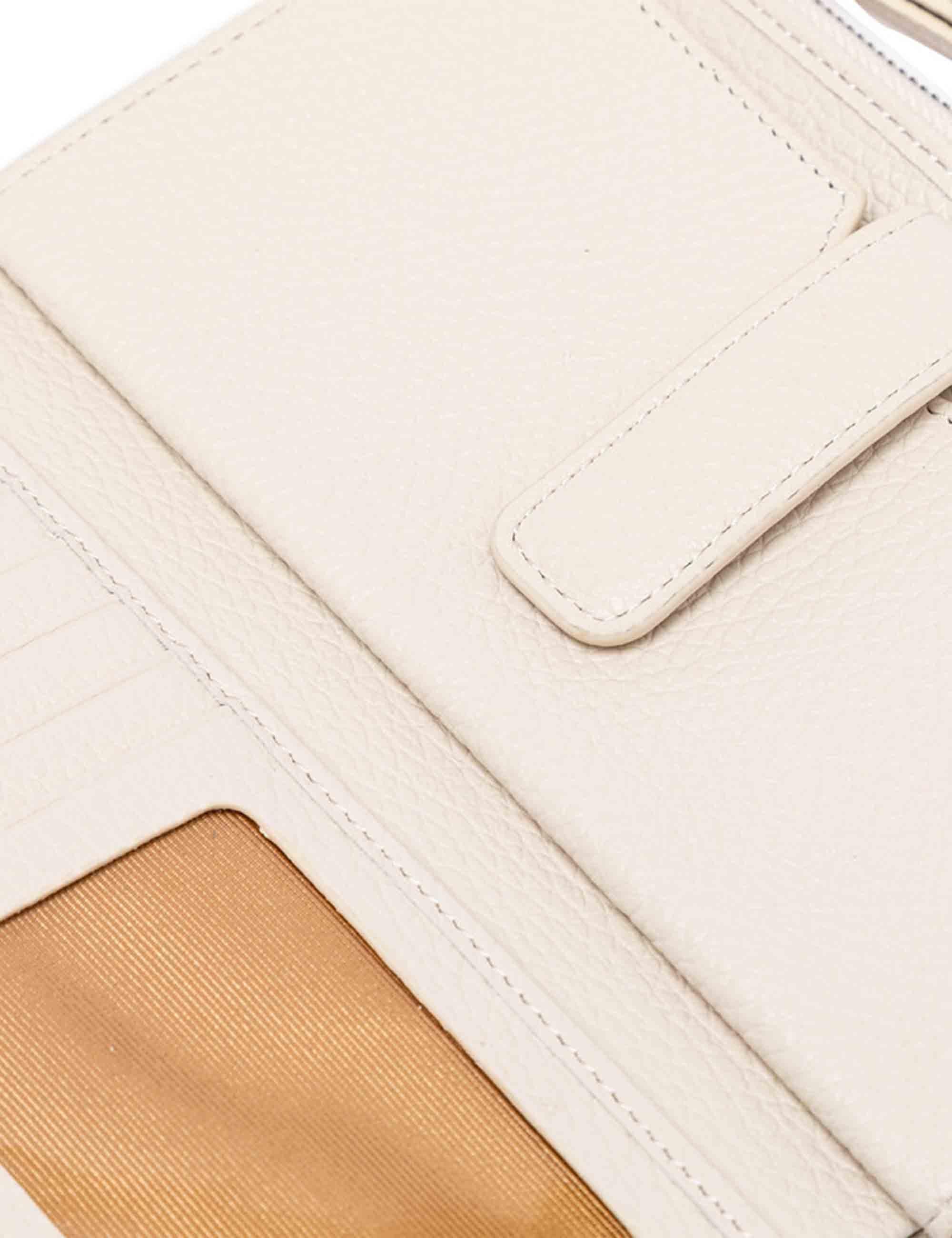 Portafogli donna in pelle panna con bracciale PFWBW13754 3890 GRN Gianni Chiarini 