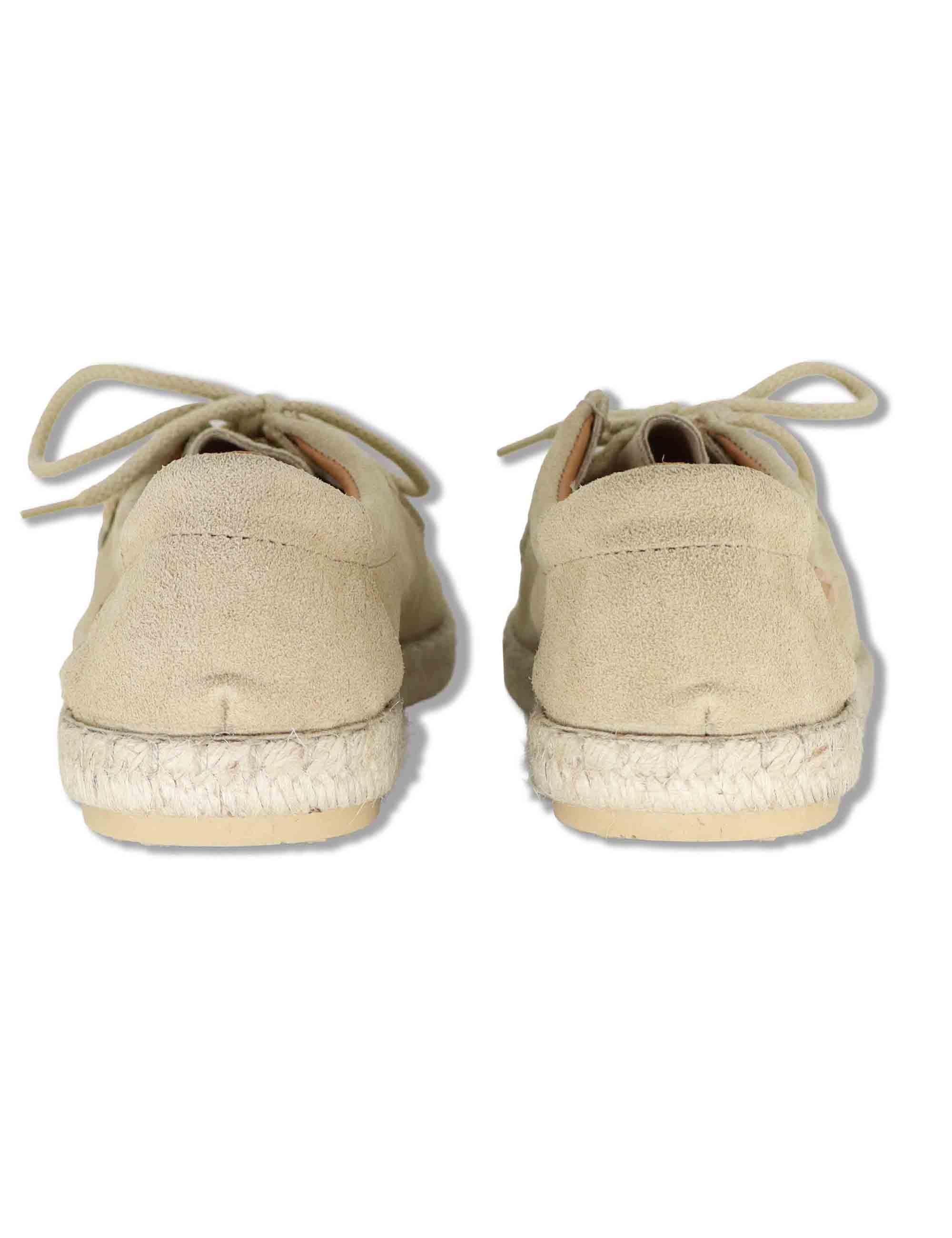 Stringate uomo Wallabee in camoscio sabbia fondo corda TRUMAN 018 Verbenas 