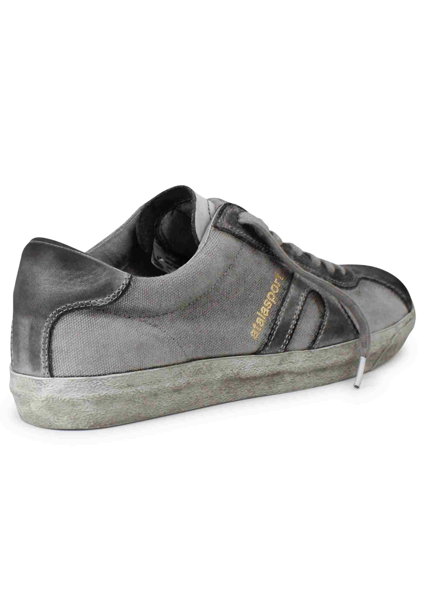 Sneakers uomo in canvas vintage grigio 10025 247 Atala 