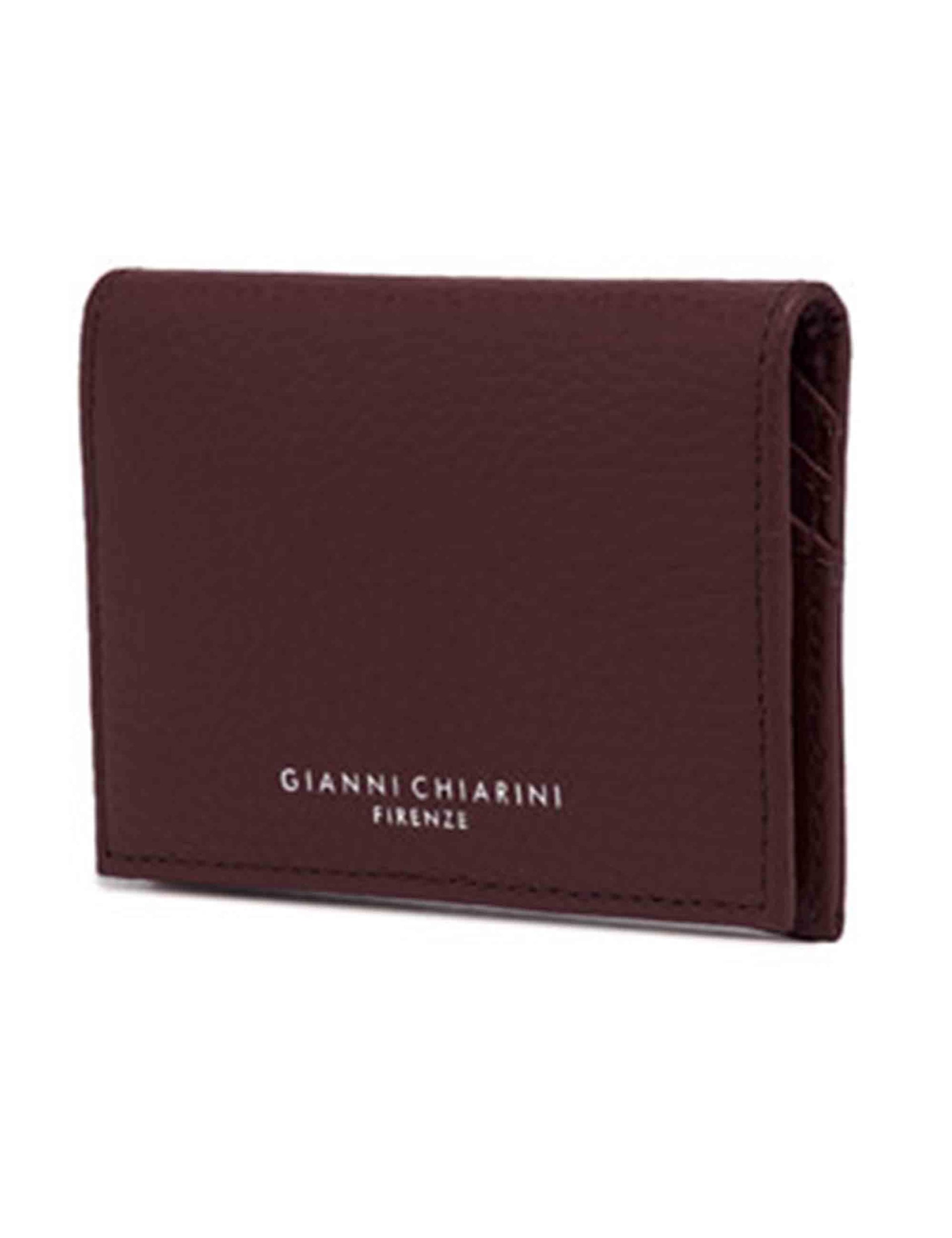 Portafogli Wallets Grain in pelle bordeaux PF5039 14050 GRN Gianni Chiarini 