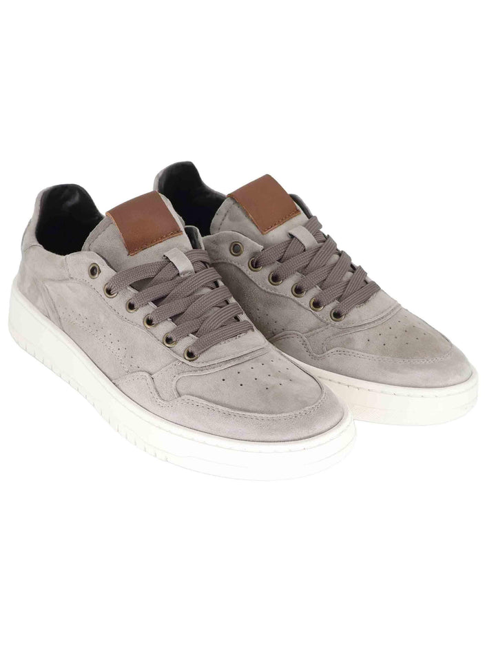 Sneakers uomo in camoscio grigio con suola in gomma ultraleggera SPOR5540 060 Spatarella 