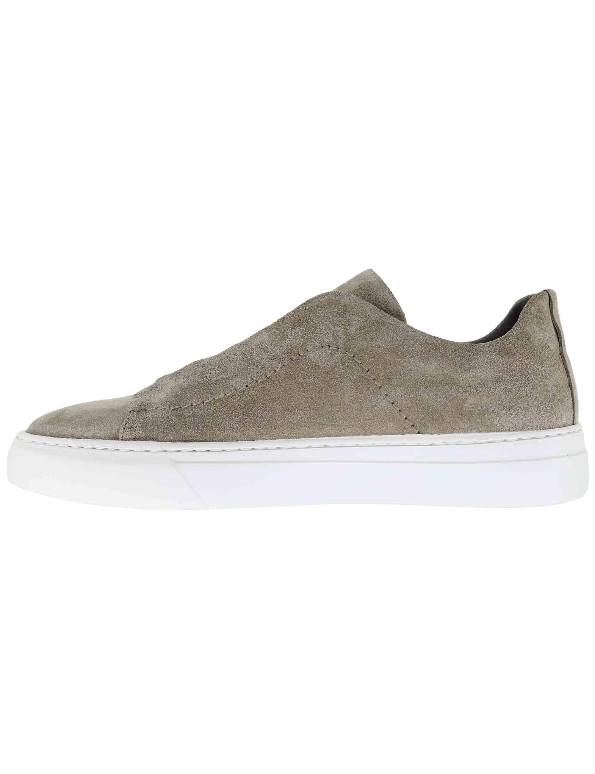 Sneakers uomo in camoscio taupe SP9626 032 Spatarella 