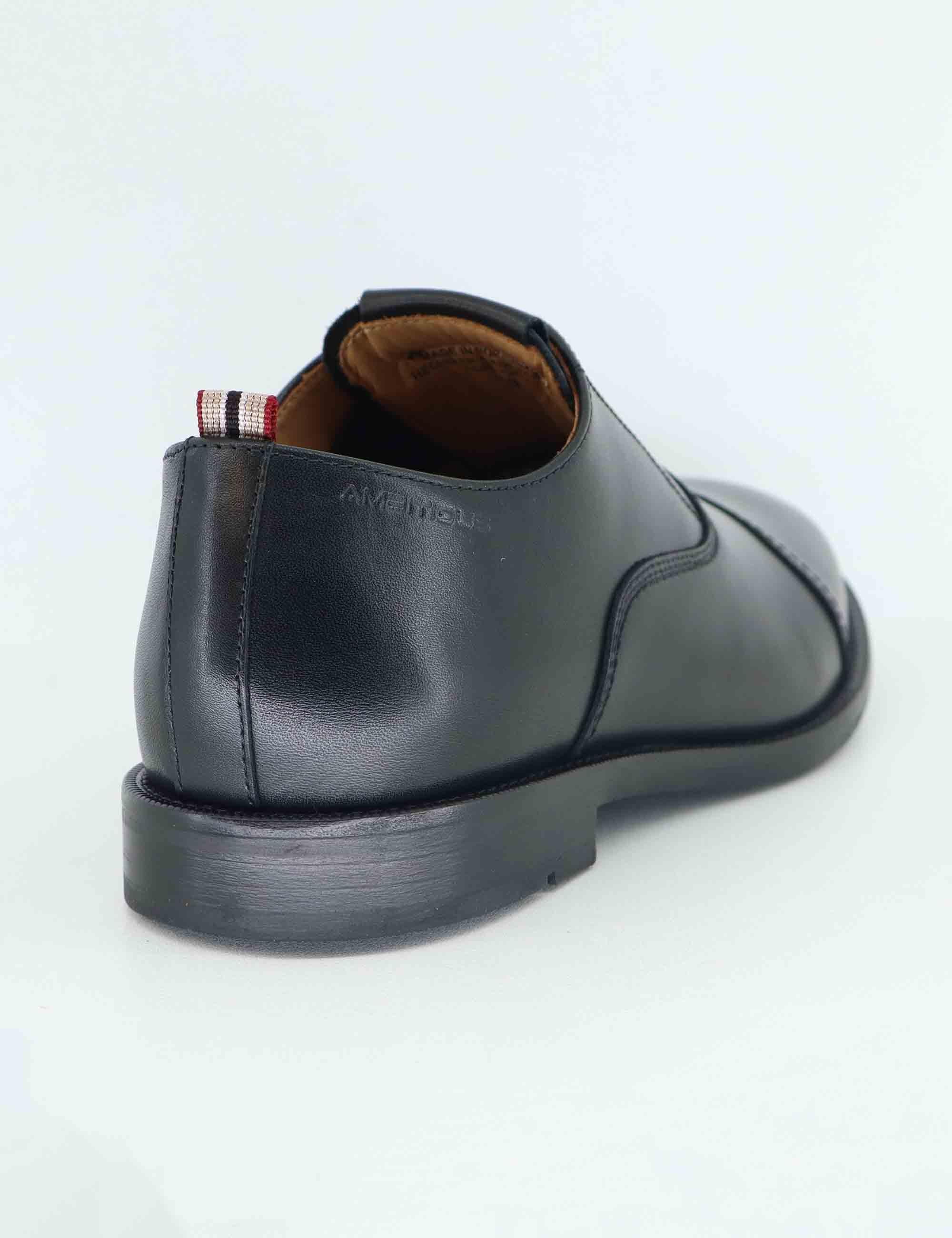 Stringate uomo Devon in pelle nera 13935 6583AM Ambitious 