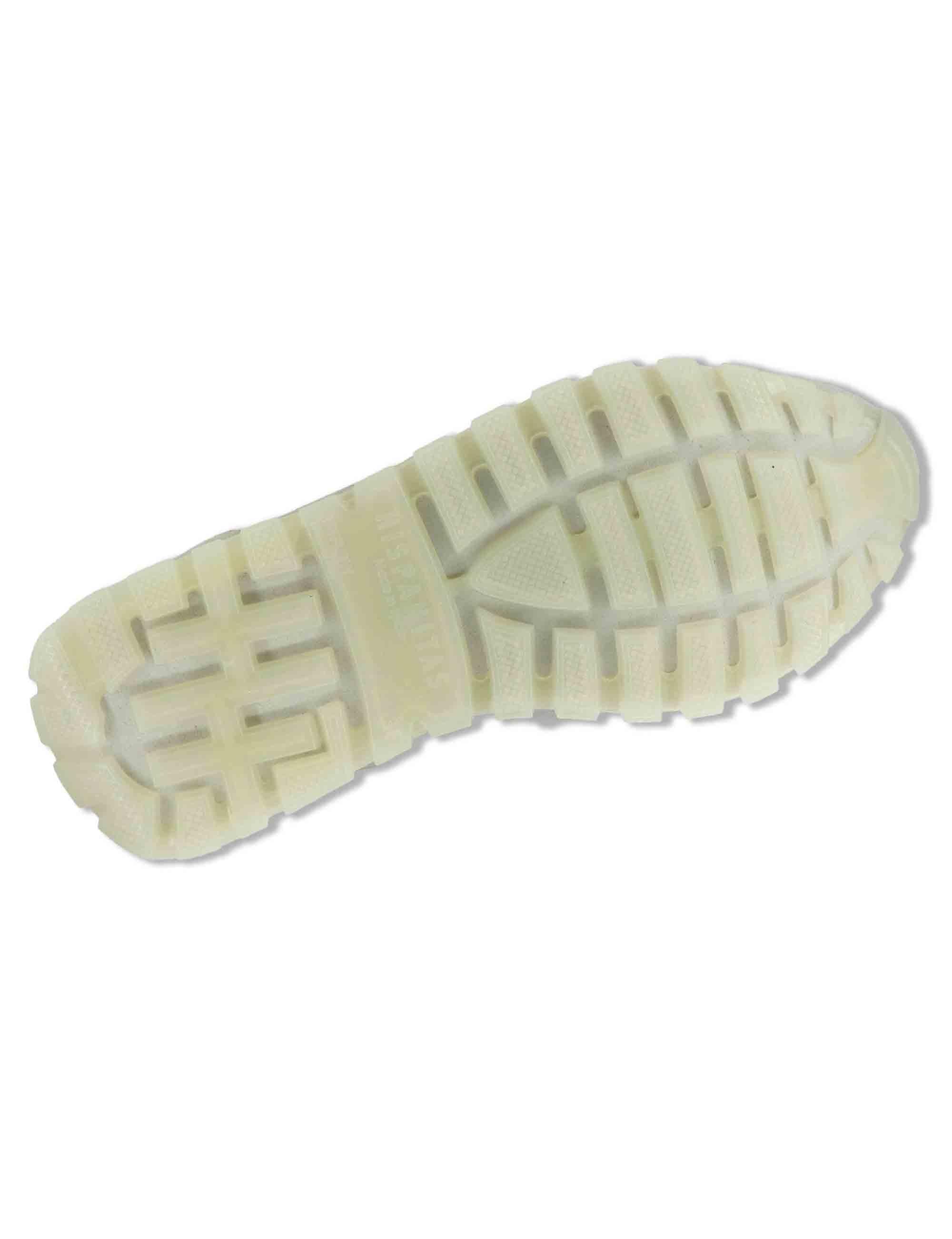 Sneakers donna in camsocio verde con riporti in pelle naturale HV264847 ALGA Hispanitas 