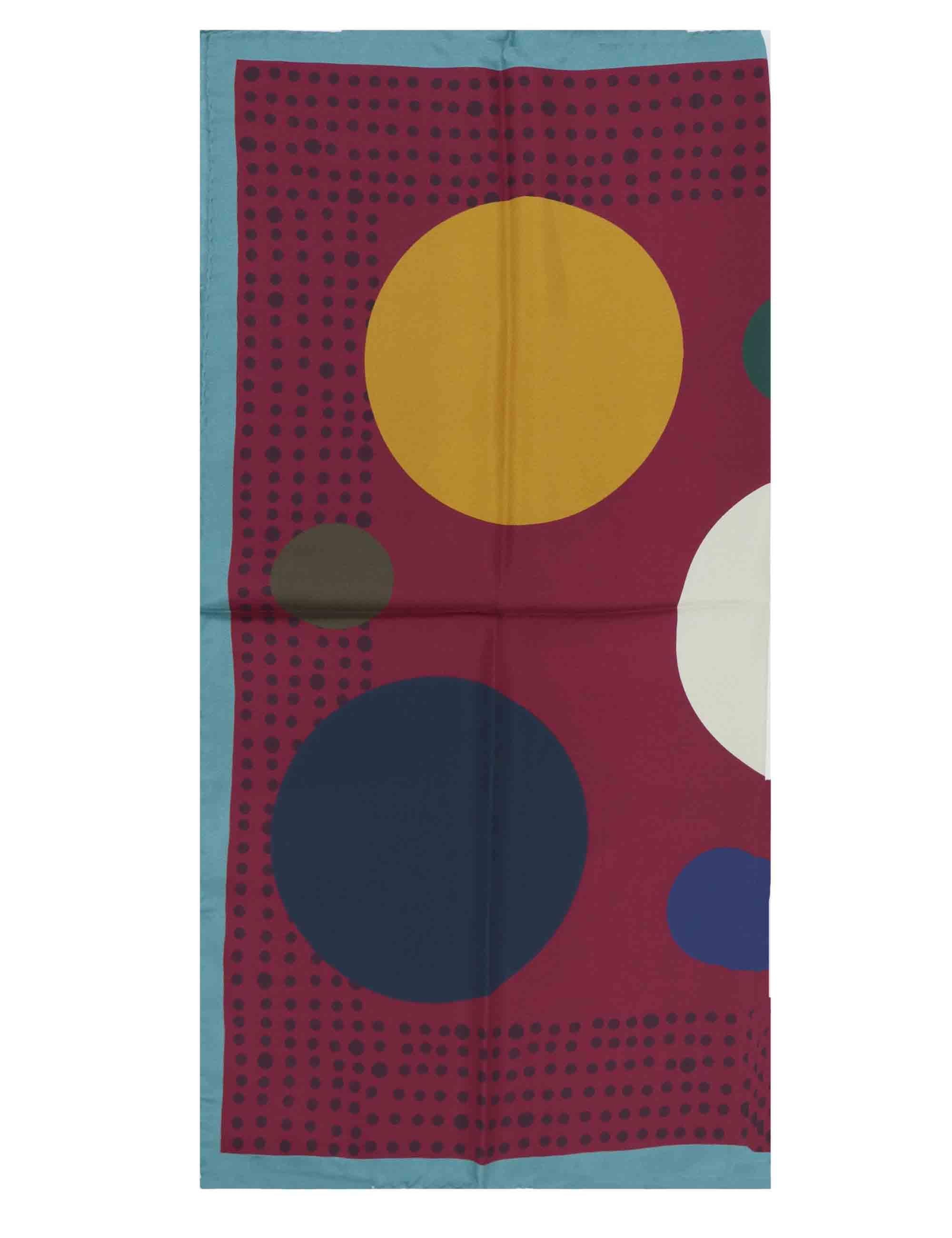 Foulard in Seta Bordeaux Fantasia Donna MK523 12019 12