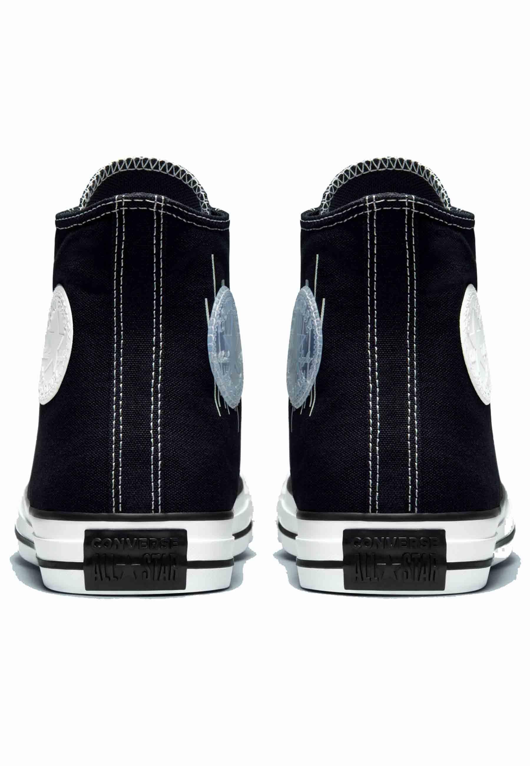 Sneakers da donna Chuck Taylor Translucent Barcode in tela nera CHUCK TAYLORD 02583C Converse 