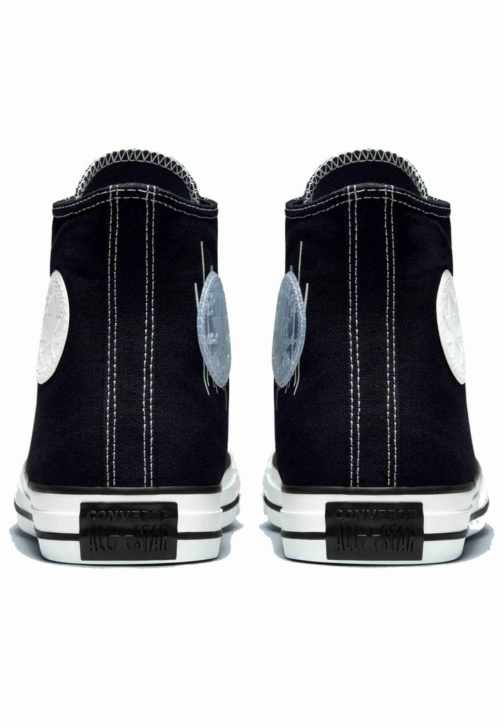 Sneakers da donna Chuck Taylor Translucent Barcode in tela nera CHUCK TAYLORD 02583C Converse 