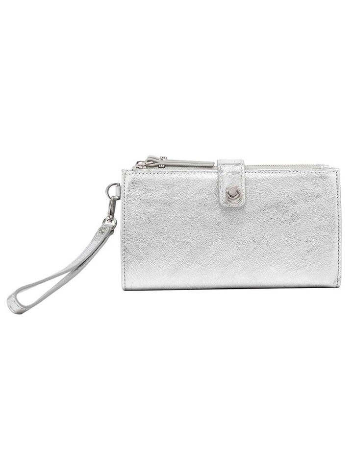 Portafogli donna in pelle argento con bracciale PFW13754 359 LMW Gianni Chiarini 