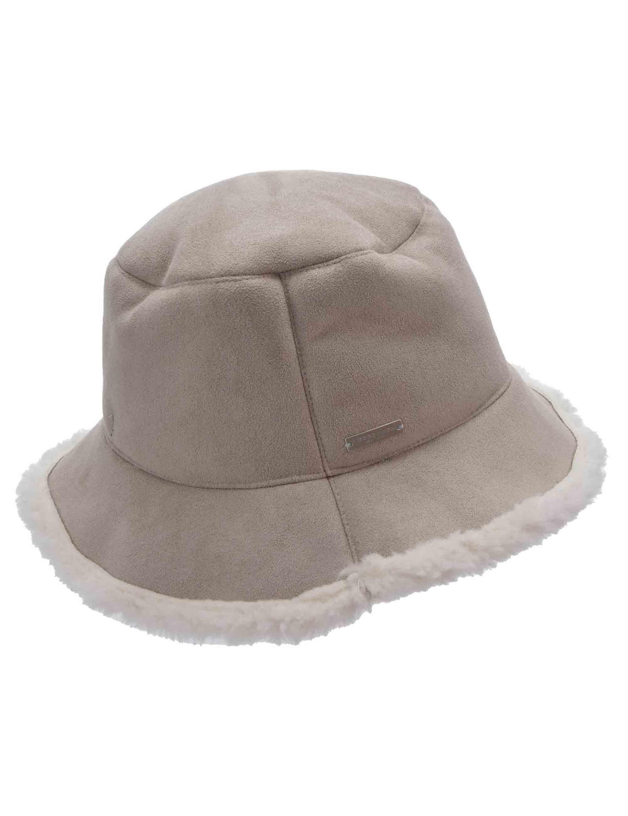 Cappelli in eco pelliccia off white Donna 019878-00000 1418