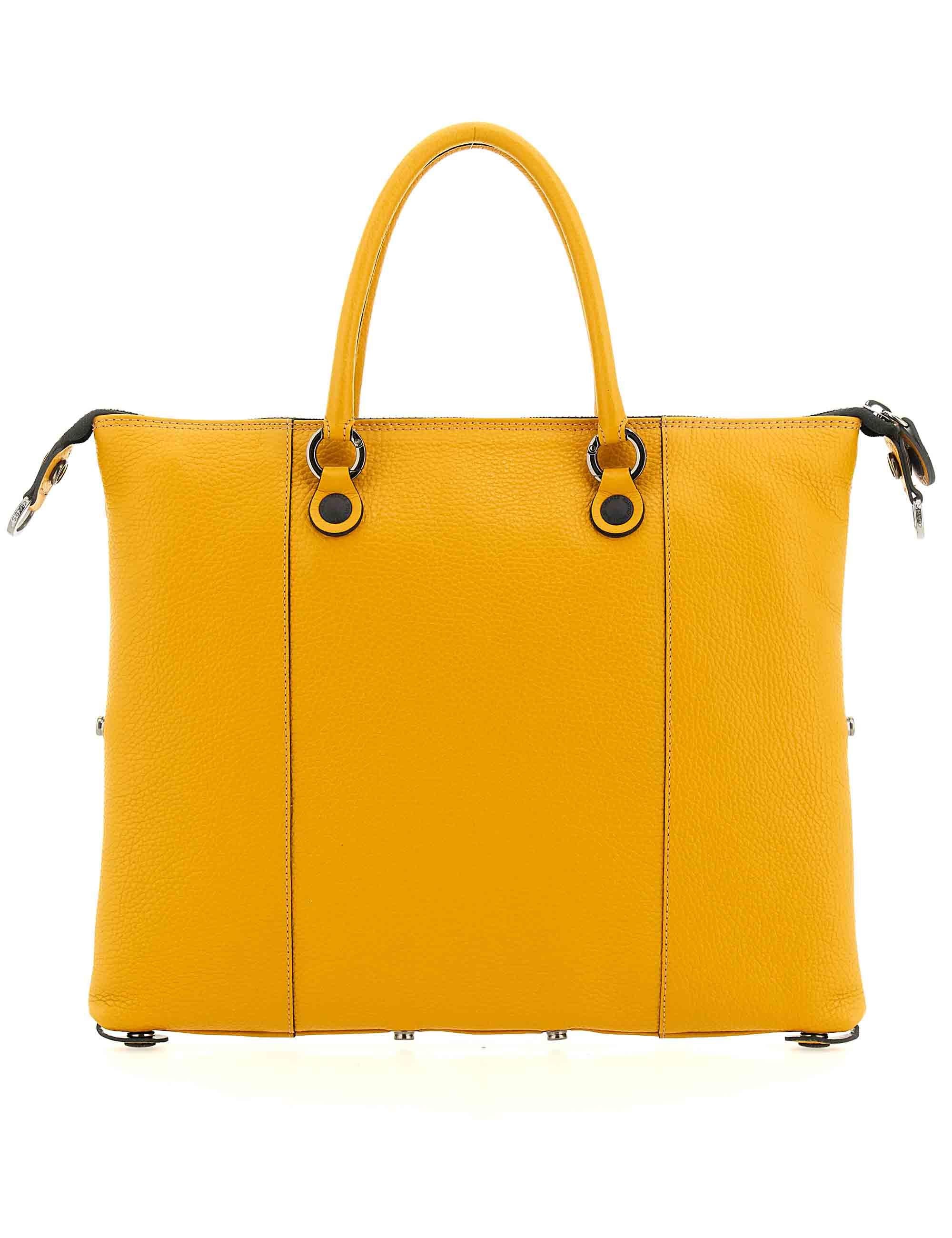 Borse G3 Plus Donna: Modello Trasformabile in Pelle Senape - G000033T2 X2428 C5045