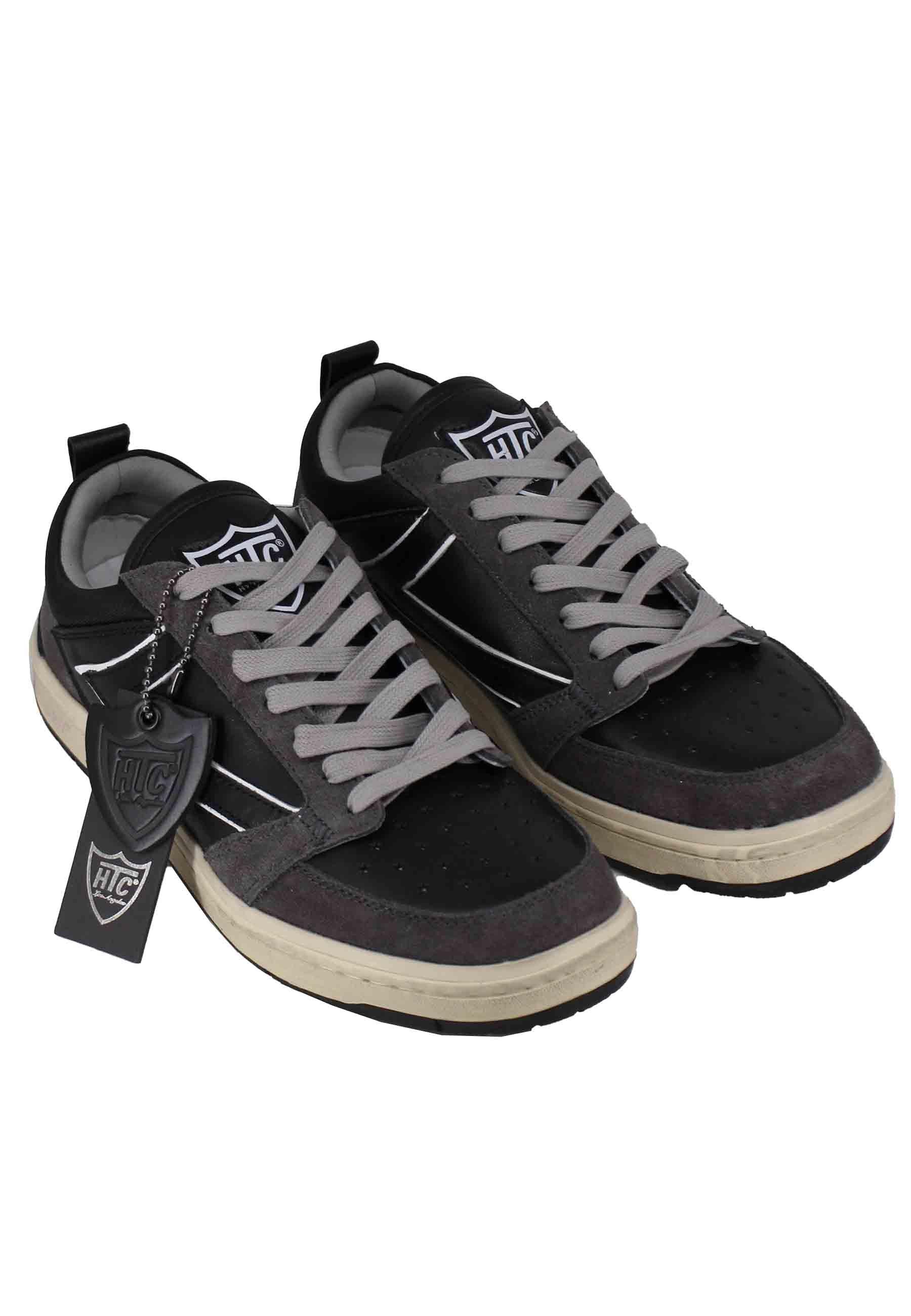 Sneakers uomo Starlight Bicolor in pelle nera 23WHTSC012 001 HTC Los Angeles 