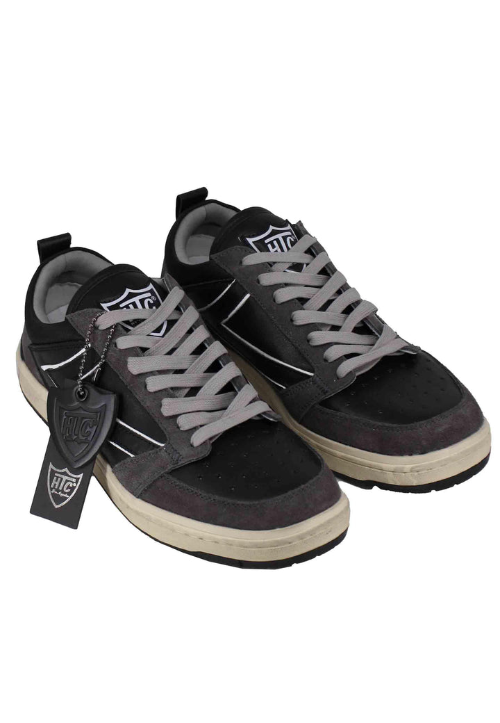 Sneakers uomo Starlight Bicolor in pelle nera 23WHTSC012 001 HTC Los Angeles 