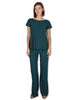 Women's Soft Green Jersey Trousers with Comfortable Leg JH753070210 60050