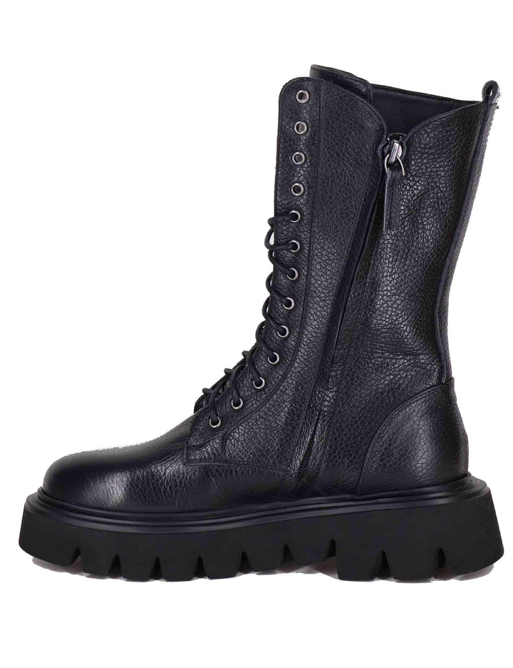 Stivaletti donna in pelle nera con suola ultra light SPA4009 001 Spatarella 