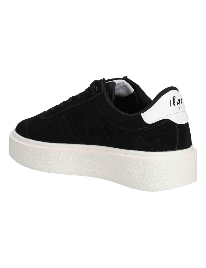 Sneakers donna in eco pelle nera con logo e suola alta in gomma JODY002 BLK U.S. Polo Assn. 