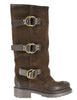 Women's Brown Suede Ankle Boots SPMA2460 014