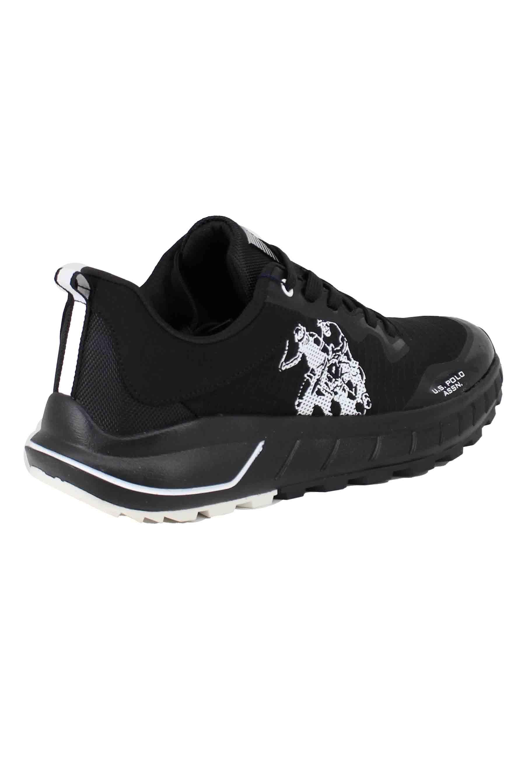 Sneakers uomo in tessuto tecnico nero SETH005 BLK U.S. Polo Assn. 