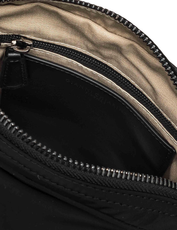 Borselli uomo in nylon nero con tracolla BSU B18209 DS 22621 NYL-PL Gianni Chiarini 