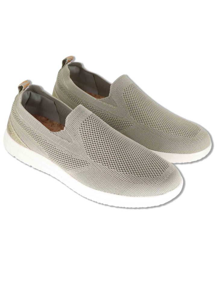 Mocassini uomo Karoo Slip On in tessuto stone washed beige JM61080A 025 Jeep 