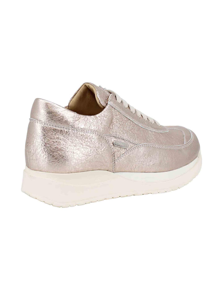 Sneakers donna in pelle laminata rosa GD65700R 061 Cesare Paciotti 