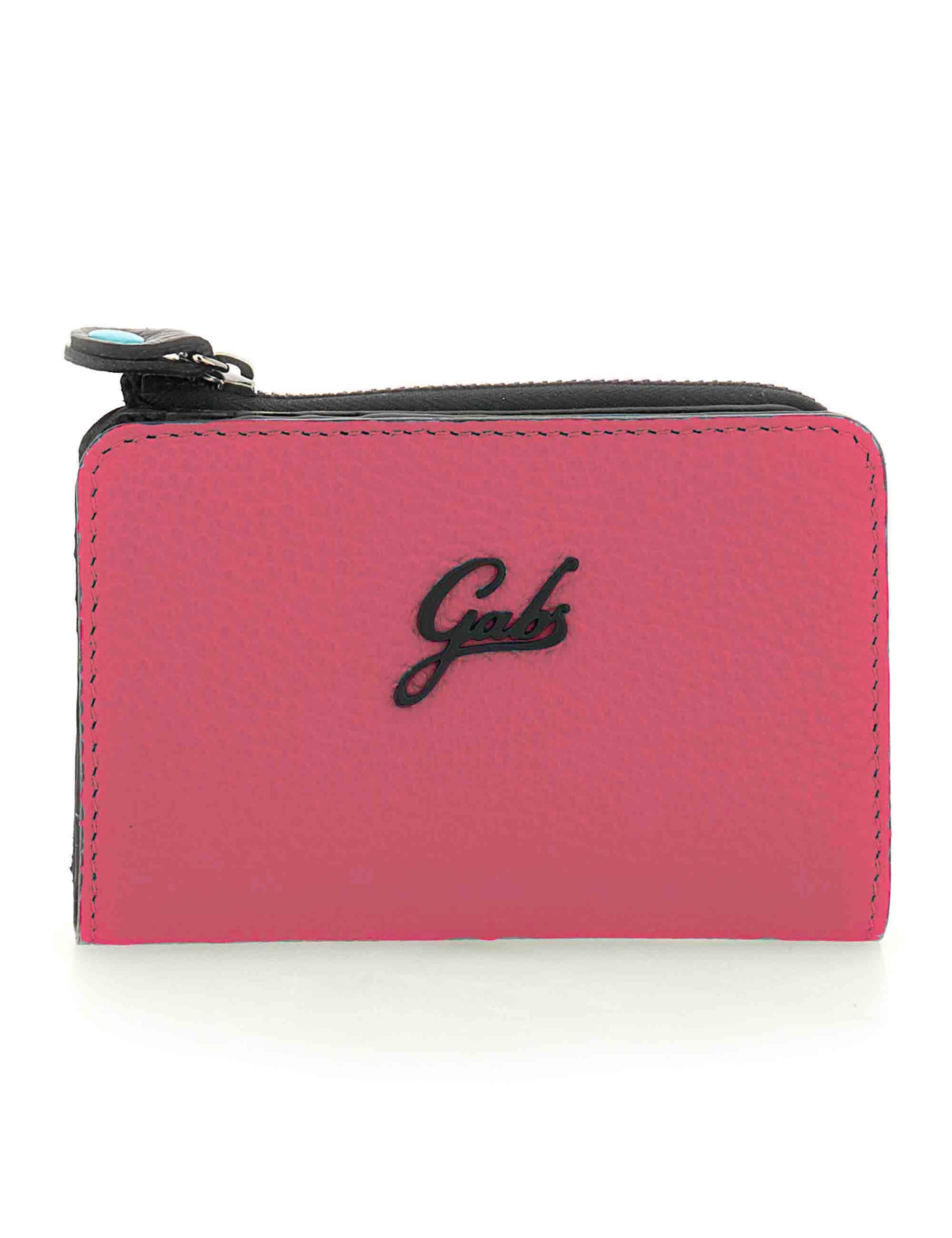 Potafogli donna Gmoney 57 in pelle begogna con zip G010280ND X2428 C4541 Gabs 