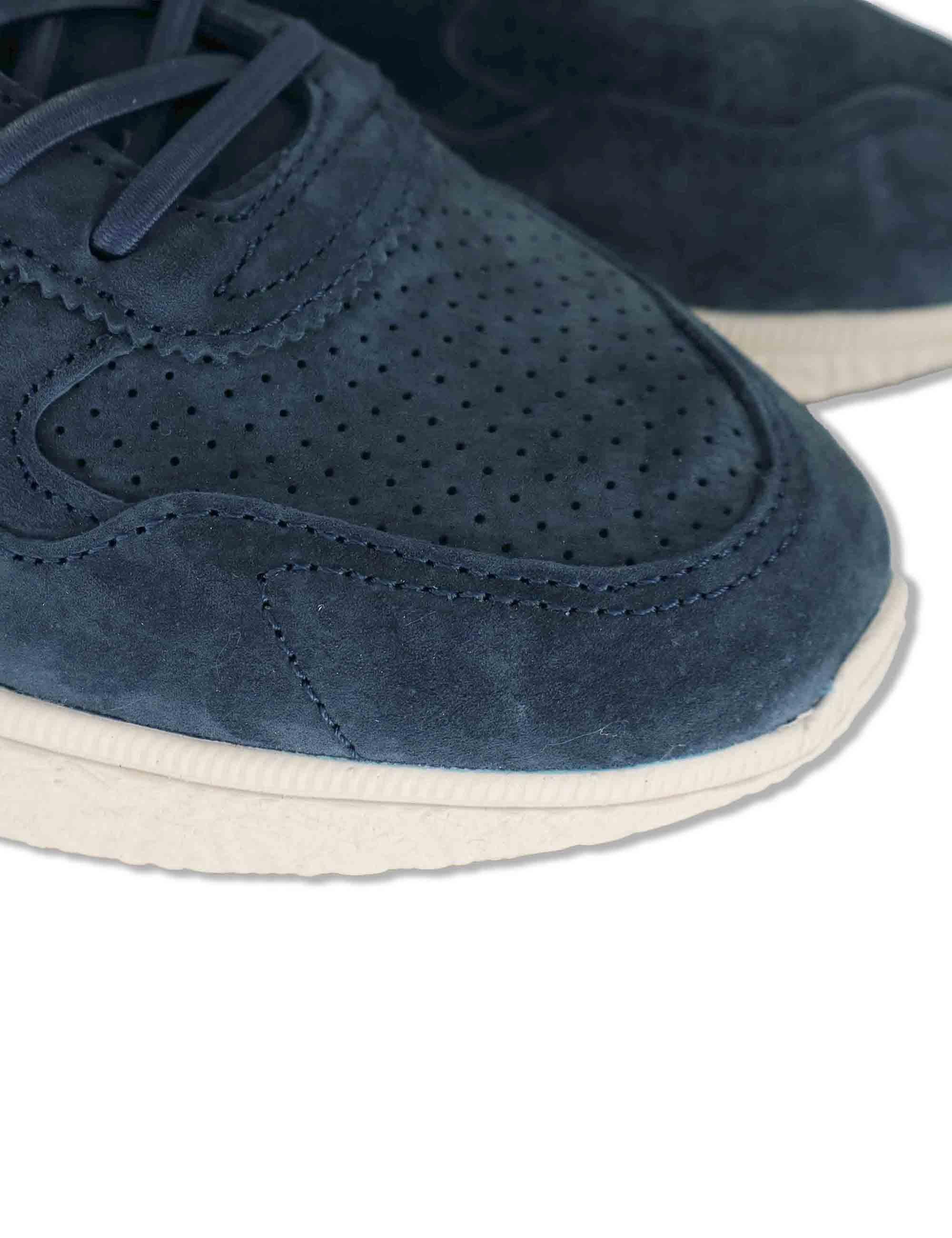 Sneakers uomo Anima in camoscio blu con suola alta e ultra leggera 8805104 30_Marino Victoria 