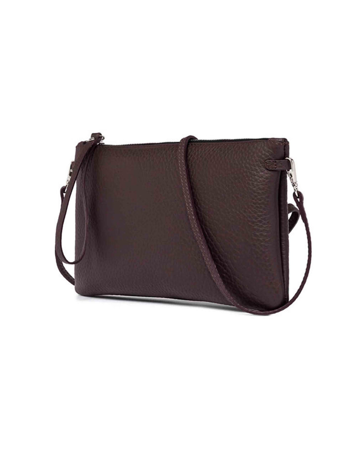 Borse donna pochette Hermy in pelle bordeaux BS3975 13624 RNGDBL Gianni Chiarini 