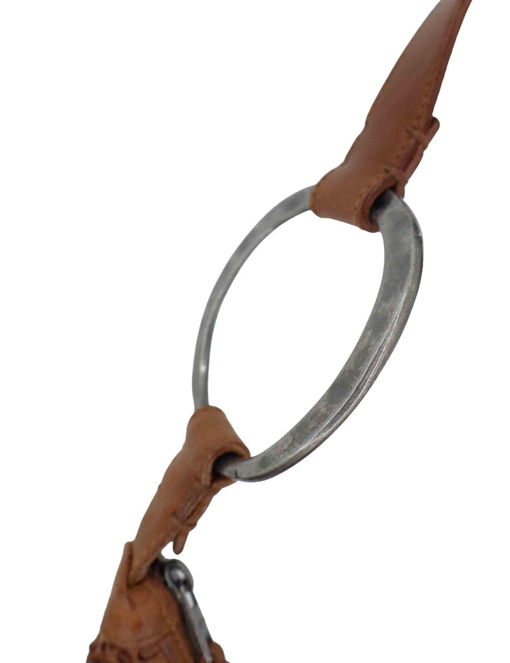 Borse donna in pelle forata cuoio con tracolla a spalla ed accessorio RBS1002 061 Rehard 