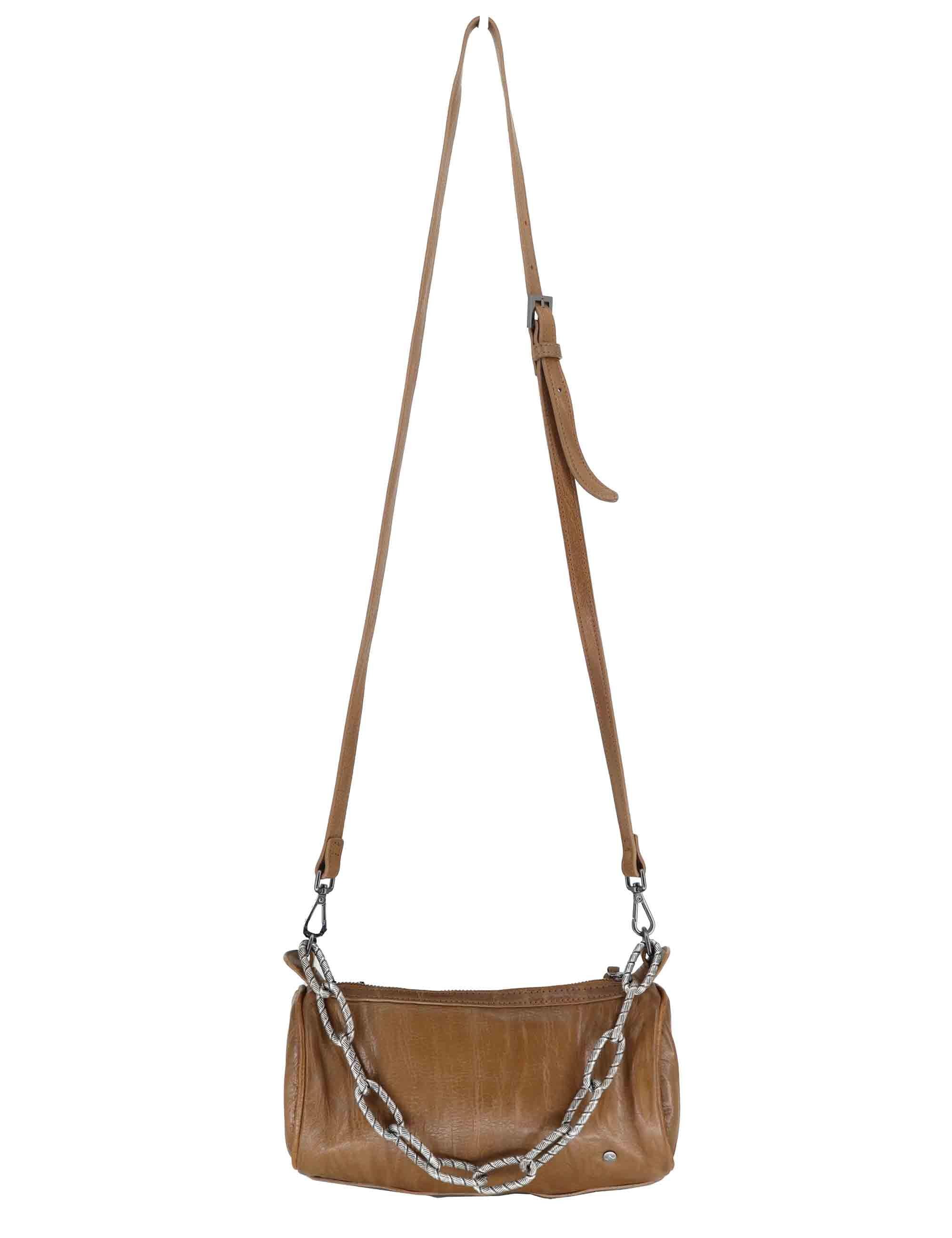 Borse donna chain in pelle cuoio con catena e tracolla RBS 9700 224 Rehard 