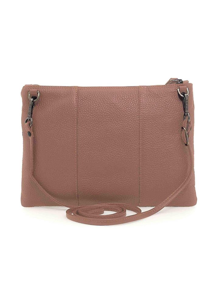 Borse donna pochette Beyonce in pelle martellata taupe G000040T2 X2428 C1560 Gabs 