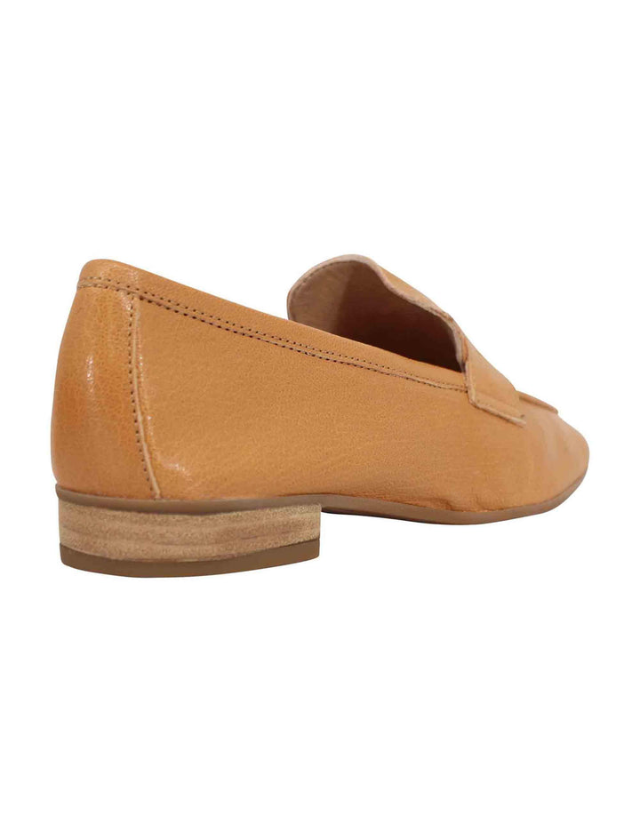 Mocassini donna in pelle sfoderata cuoio BAZA RK CANNELLE Unisa 