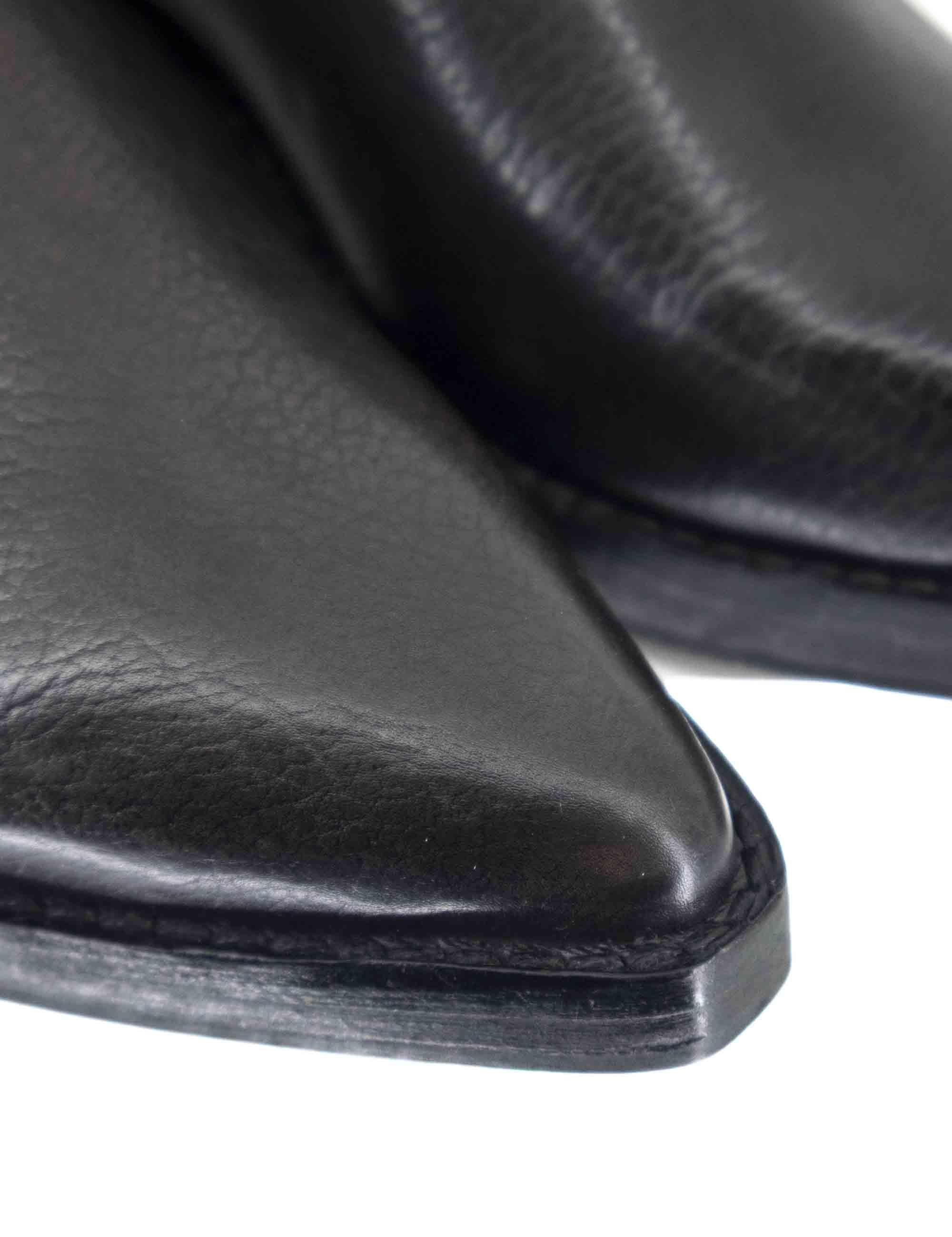 Stivaletti texani donna in pelle grigia con tacco medio 252-21-15-TA DARK GRAY ZOLFO 