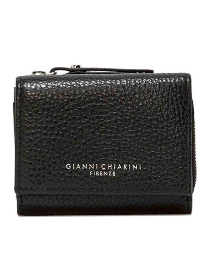 Portafogli donna Wallets Grain in pelle nera PFW5065 001 GRN Gianni Chiarini 