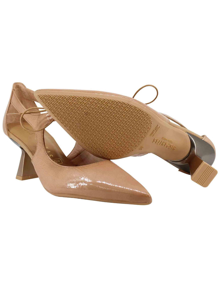 Decollete donna in vernice cammello con laccetti sul collo piede HV243445 C001 Hispanitas 