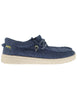 Baskets homme en tissu bleu avec semelle en caoutchouc Uomo JM51030A 016