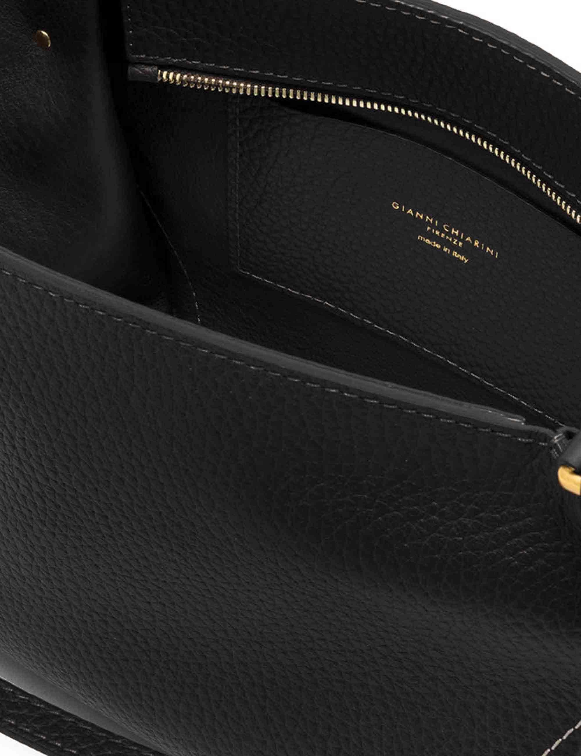 Borse donna Bloom in pelle nera BS11796 001 RNGDBLT.U. Gianni Chiarini 