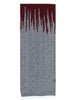 Women's Grey and Burgundy Wool Scarves EE950 12045 1