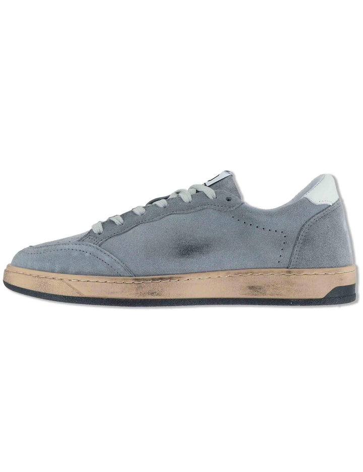 Sneakers uomo Week in camoscio blu con stelle laterali 2SU5061 218 2Star 