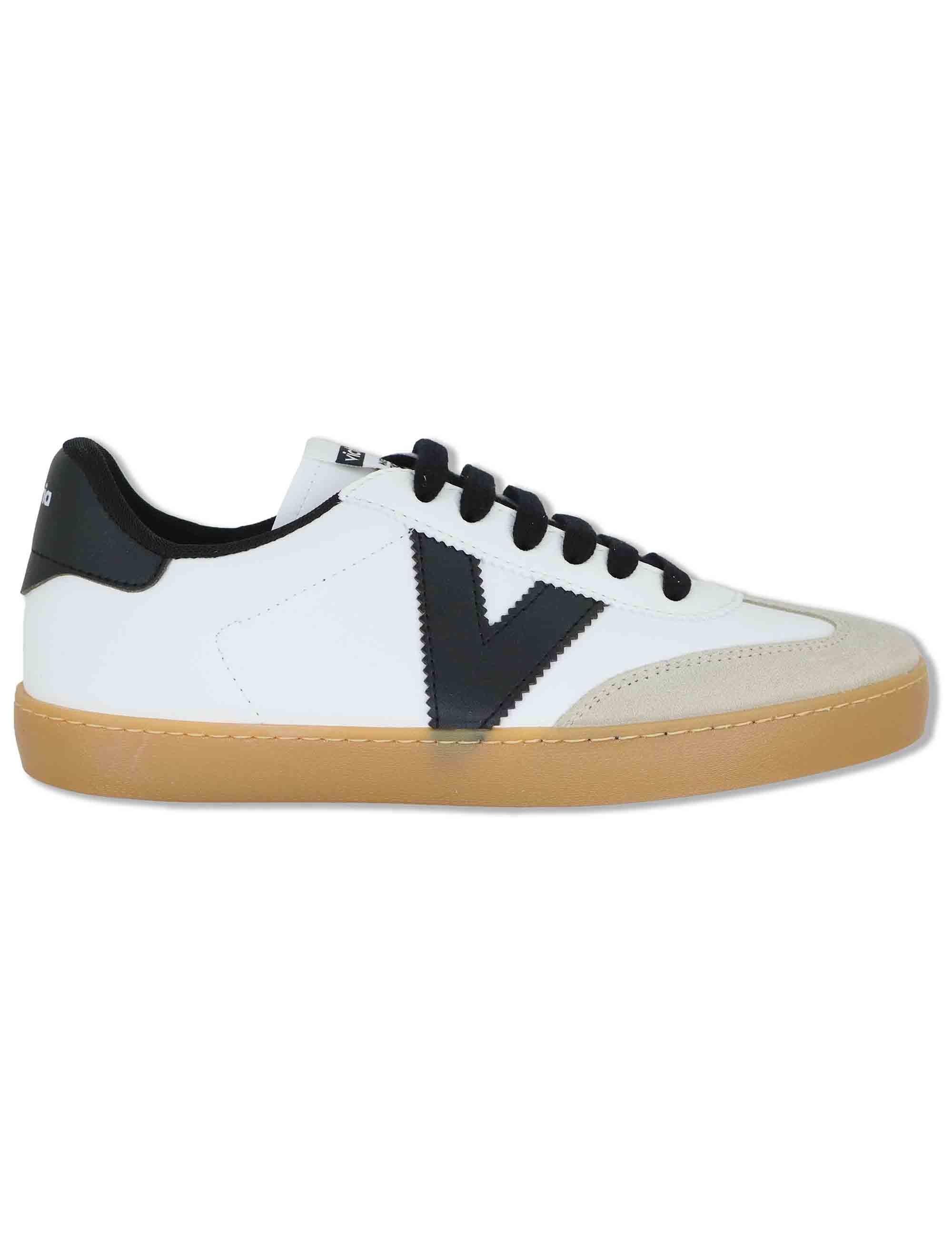 Sneakers uomo Berlin in pelle bianca e blu 1126208 22_Hielo Victoria 