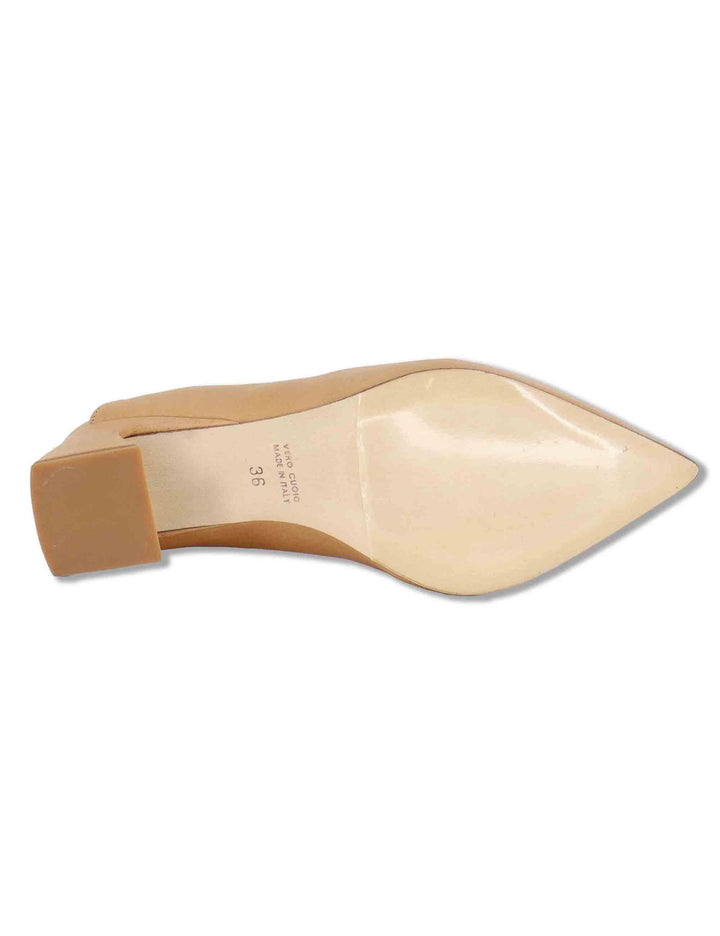 Décolletés slingback donna in pelle naturale con cinturino elastico e tacco 5 cm SP2047 008 Spatarella 