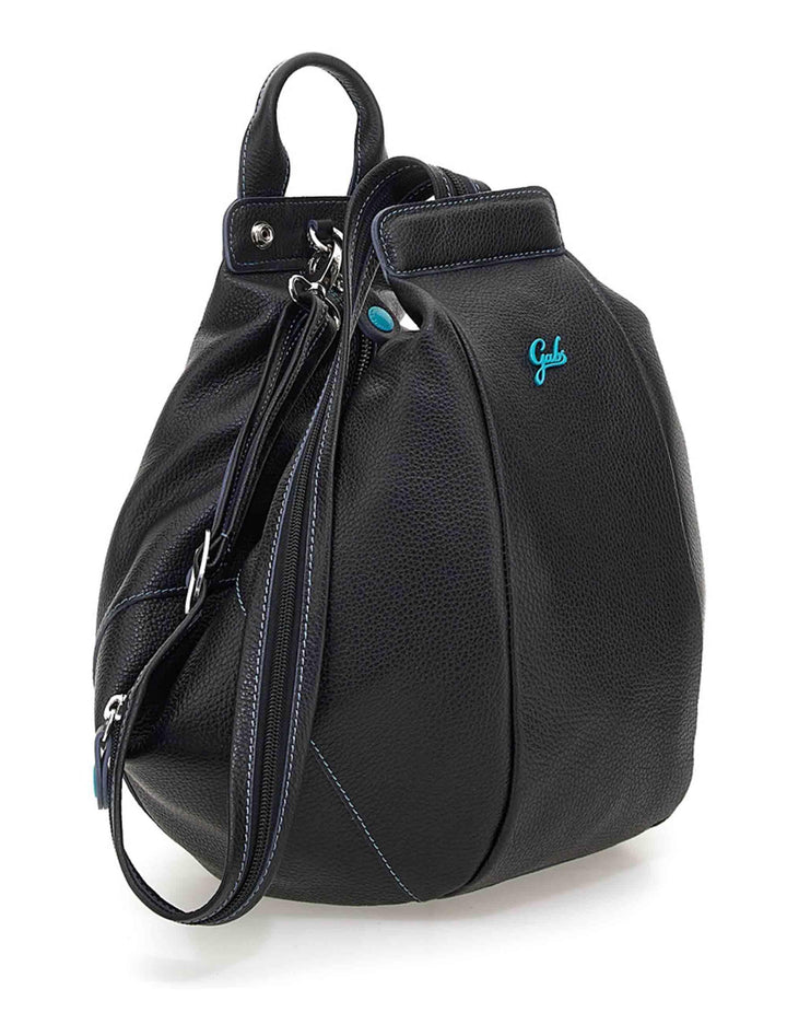 Zaini donna GRETA in pelle nera trasformabili G002830T2 X1882 C0001 Gabs 