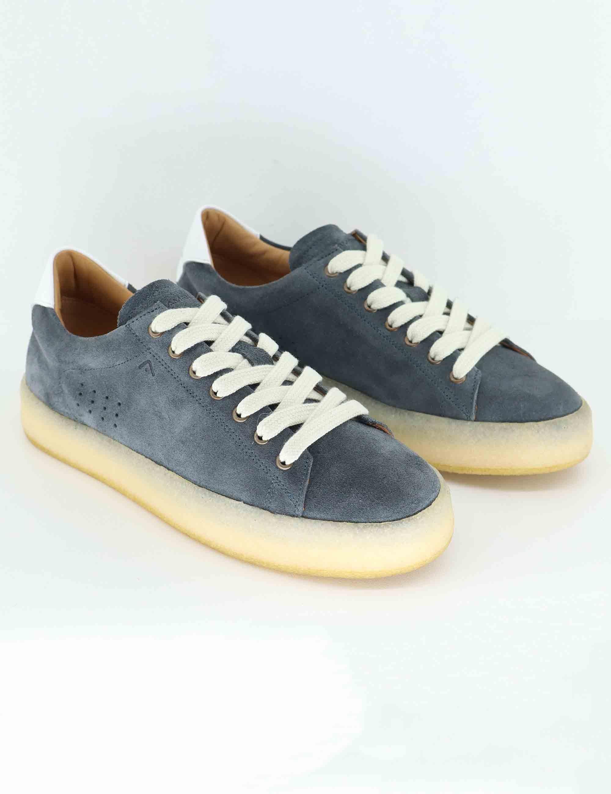 Sneakers uomo Vander in camoscio blu 13410 11175AM Ambitious 
