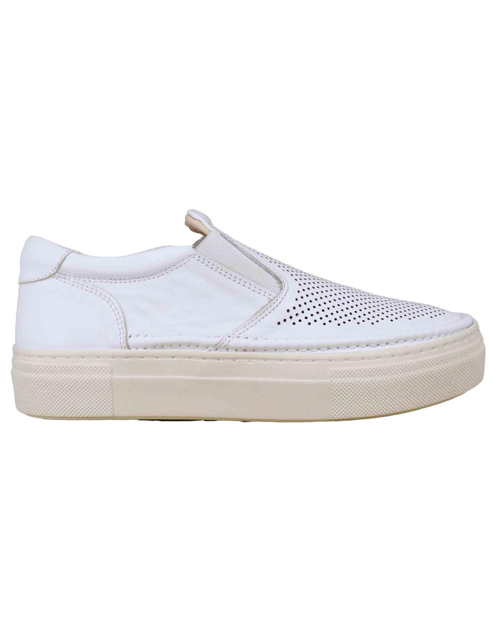 Sneakers donna in pelle bianca SP6045 001 Spatarella 