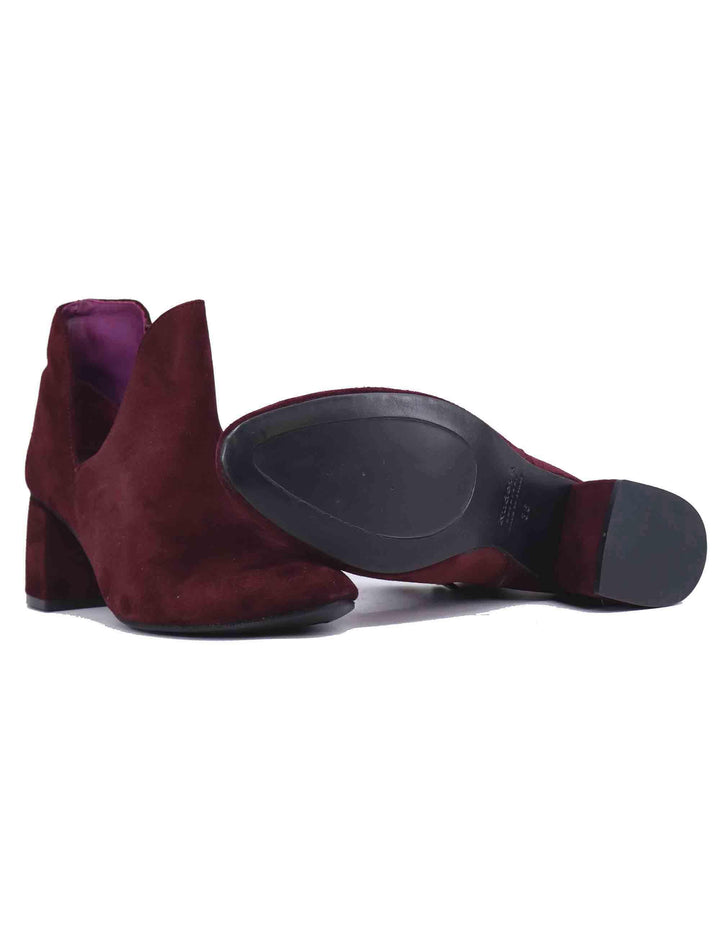 Stivaletti donna in camoscio bordeaux 124900 022 Kudetà 