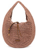 Hobo Bag Nefeli in paglia nude Donna BS11954 COMM STR-CRCH 7752