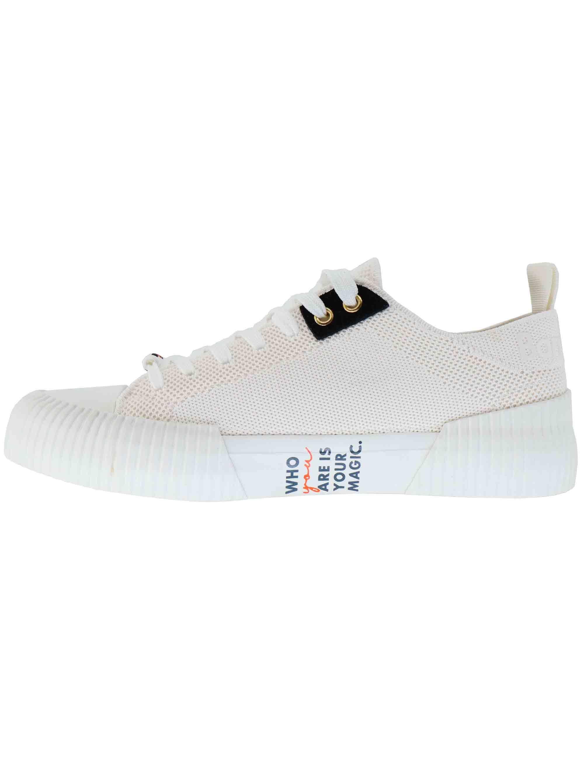 Sneakers uomo in tessuto bianco BU3535 B00VSV72O27Q Barracuda 